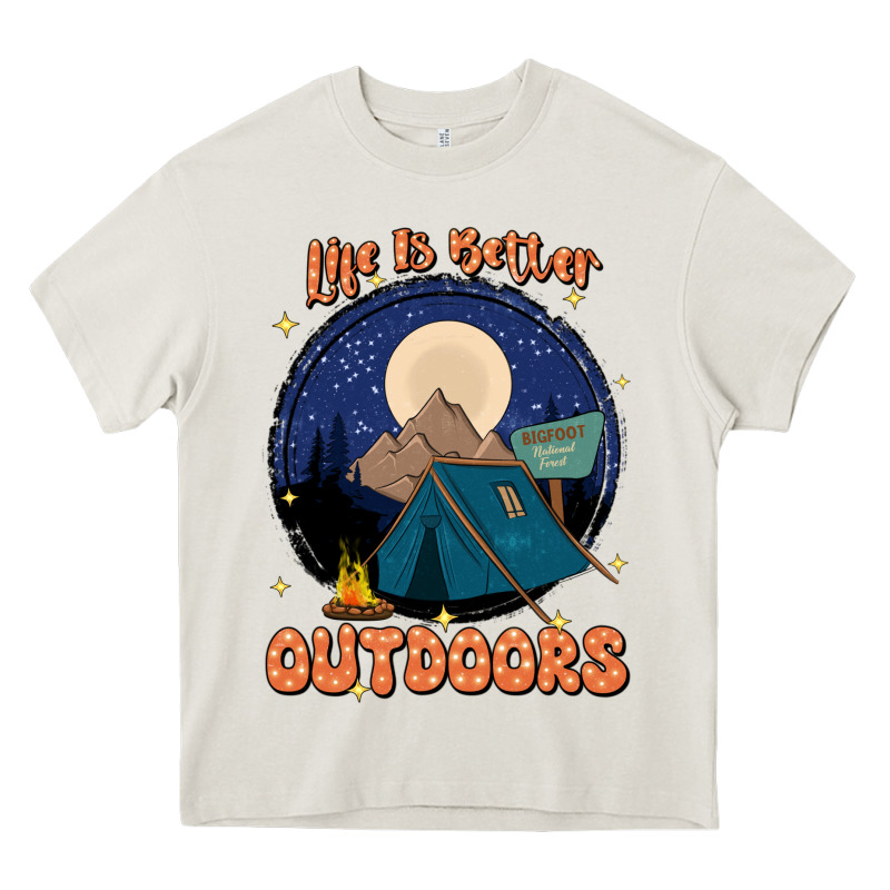 Life Is Better Outdoors Heavy Core Tee by JahusDesignShop | Teevron