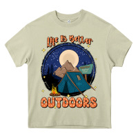 Mossy life is better outdoors Heavy Core Tee - JahusDesignShop