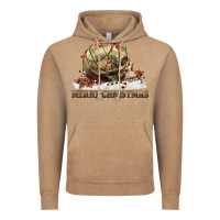 Vintage Coffee Merry christmas skull Vintage Hoodie - RanaPortraitStore