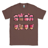 Chestnut custom name valentine's day school pencils Classic Tee - MaliasSmallBusiness