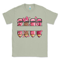 Matcha custom name valentine's day school pencils Classic Tee - MaliasSmallBusiness