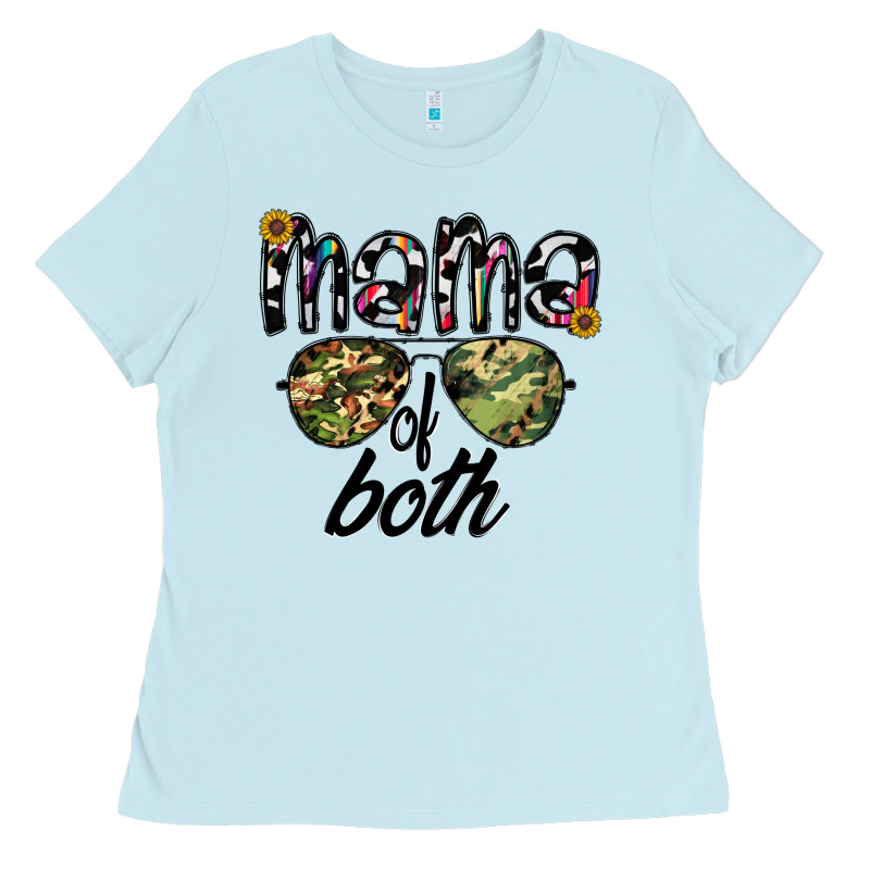 Mama Of Both Ladies Tee by CowhideDigitalArt | Teevron
