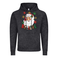 Vintage Black Believe Christmas Vintage Hoodie - NancyCooperArtShop