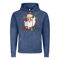 Vintage Denim Believe Christmas Vintage Hoodie - NancyCooperArtShop