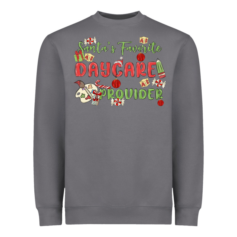 Santa's Favorite Daycare Provider Heavyweight Sweatshirt by MaliasSmallBusiness | Teevron