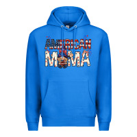 True Royal American mama with gnome Mother's Day Premium Hoodie - HowdyJamesFarm