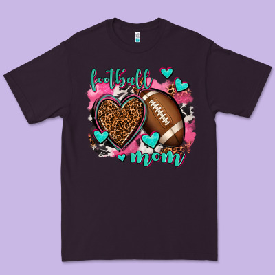 Football Mom Premium Tee Designed By Adodesignshop