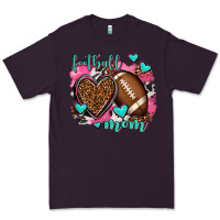Plum football mom Premium Tee - AdoDesignShop