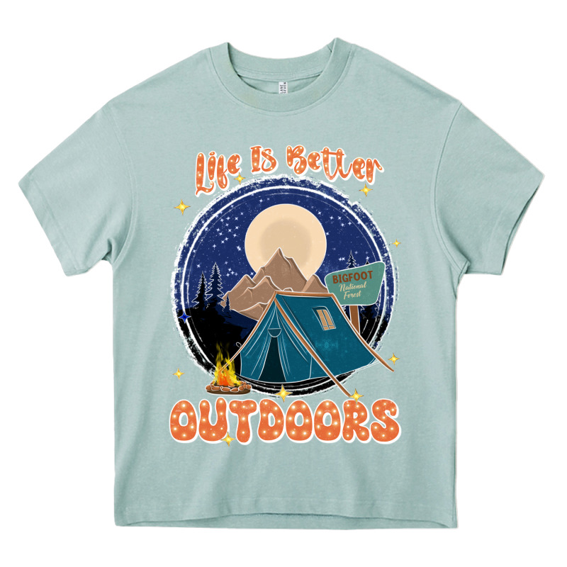 Life Is Better Outdoors Heavy Core Tee by JahusDesignShop | Teevron