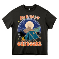 Asphalt life is better outdoors Heavy Core Tee - JahusDesignShop