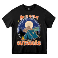 Black life is better outdoors Heavy Core Tee - JahusDesignShop