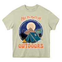 Mossy life is better outdoors Heavy Core Tee - JahusDesignShop