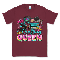 Burgundy crafting queen Classic Tee - JahusDesignShop