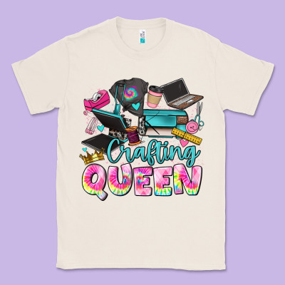 Crafting Queen Classic Tee Designed By Jahusdesignshop