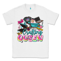 White crafting queen Classic Tee - JahusDesignShop