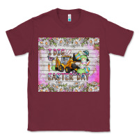 Burgundy I Dig Easter Day Classic Tee - CowhideDigitalArt