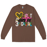 Chestnut my first day of 3rd grade Long Sleeve Tee - NancyCooperArtShop