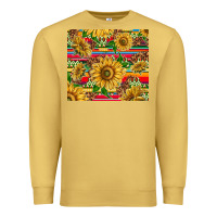 Antique Gold mexican sunflowers Premium Sweatshirt - TumblerDesignByShophia