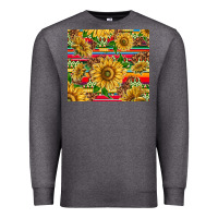 Charcoal Heather mexican sunflowers Premium Sweatshirt - TumblerDesignByShophia