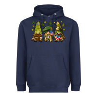 Navy Army Gnomes 4th of july Heavyweight Hoodie - HowdyJamesFarm