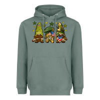 Army Gnomes 4th Of July Heavyweight Hoodie | Teevron