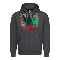Smoke Womens Just a Girl Who Loves Christmas Funny Zipper Hoodie - Bettercallsaul