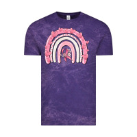 Cloud Purple breast cancer  rainbow Vintage Tee - MaliasSmallBusiness