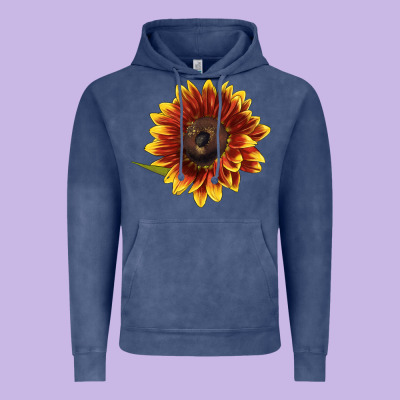 Ring O Fine Sunflower Vintage Hoodie Designed By Lillyallendesigns