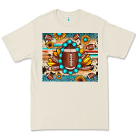 Bone football cowhide sunflower Premium Tee - JahusDesignShop