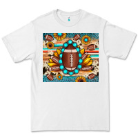 White football cowhide sunflower Premium Tee - JahusDesignShop