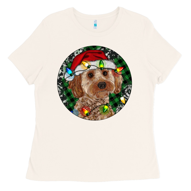 Cockapoo Christmas Ladies Tee by RanaPortraitStore | Teevron