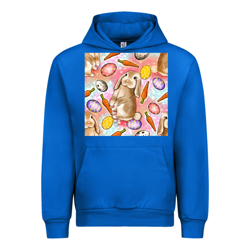 Happy Easter Bunny Seamless Pattern Urban Hoodie by BundleAndBundleShop | Teevron