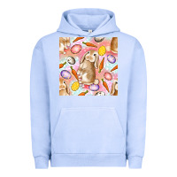 Pigment Grape Ice Happy Easter Bunny Seamless Pattern Urban Hoodie - BundleAndBundleShop
