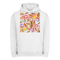 Pigment Lunar Rock Happy Easter Bunny Seamless Pattern Urban Hoodie - BundleAndBundleShop