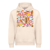 Sandshell Happy Easter Bunny Seamless Pattern Urban Hoodie - BundleAndBundleShop