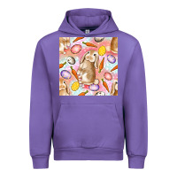 Tulip Happy Easter Bunny Seamless Pattern Urban Hoodie - BundleAndBundleShop