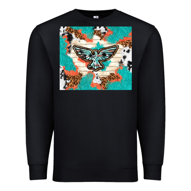 Freebird With Leopard And Cowhide Pattern Premium Sweatshirt by TumblerDesignByShophia | Teevron