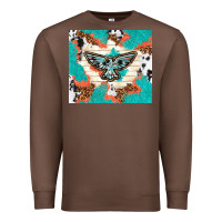 Chestnut freebird with leopard and cowhide pattern Premium Sweatshirt - TumblerDesignByShophia