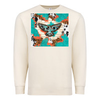 Sandshell freebird with leopard and cowhide pattern Premium Sweatshirt - TumblerDesignByShophia