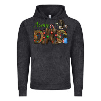 Vintage Black Christmas Army Dad Vintage Hoodie - NancyCooperArtShop
