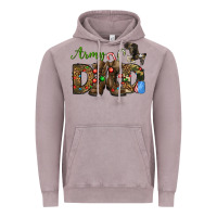 Vintage Zinc Christmas Army Dad Vintage Hoodie - NancyCooperArtShop