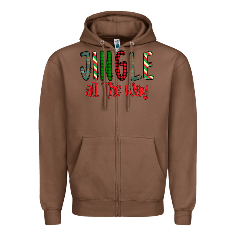 Jingle All The Way Zipper Hoodie by Bettercallsaul | Teevron