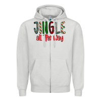 Dove Grey jingle all the way Zipper Hoodie - Bettercallsaul