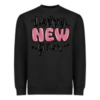 Black happy new year Heavyweight Sweatshirt - MaliasSmallBusiness