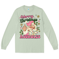 Matcha merry christmas assholes Long Sleeve Tee - MaliasSmallBusiness