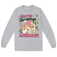 Moon Dust merry christmas assholes Long Sleeve Tee - MaliasSmallBusiness