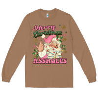 Toasted Coconut merry christmas assholes Long Sleeve Tee - MaliasSmallBusiness