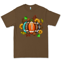 Cacao fall football sunflower and fall Premium Tee - AdoDesignShop
