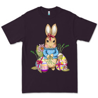 Plum easter bunny and eggs Premium Tee - AdoDesignShop