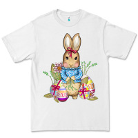 White easter bunny and eggs Premium Tee - AdoDesignShop